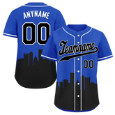 Custom Blue Black City Edition Personalized Authentic Baseball Jersey BSBJ01-D017138